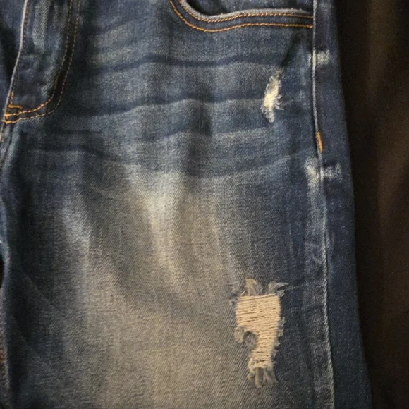 KANCAN  Distressed Blue Jeans - Picture 5 of 7